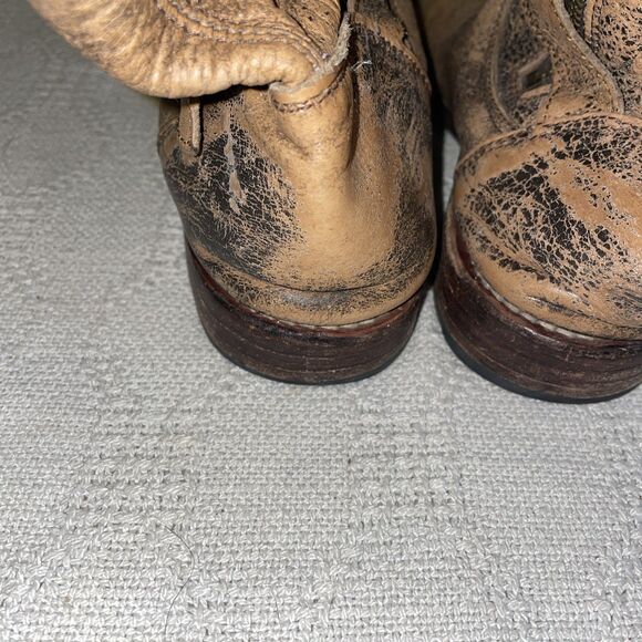 Bed Stu Men’s Distressed Boots Size 11 M Brown Leather Going Out Streetwear - Picture 11 of 12